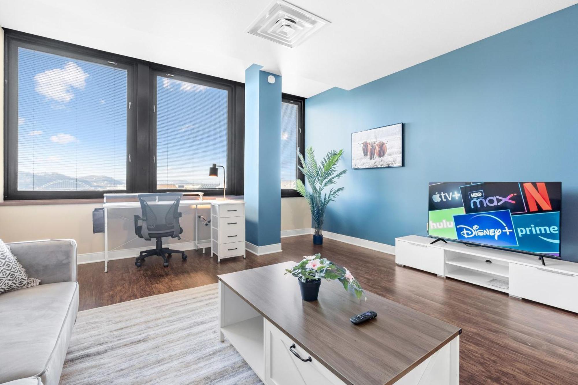 Luxury High Rise 1Bd River Views Downtown Pittsburgh Ngoại thất bức ảnh